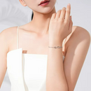 Pulseira Ajustável em Prata 925 Esterlina com Zircônias – Amaya Zéllora®