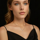 Colar em Prata 925 Esterlina com Moissanite e Pérola – Neith Zéllora®