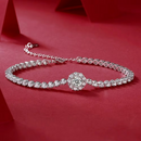 Pulseira em Prata 925 Esterlina com Moissanite – Cassiel Zéllora®