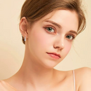 Brinco em Prata 925 Esterlina Banhada a Ouro com Moissanites – Asteria Zéllora®