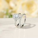 Anel de Noivado em Prata 925 Esterlina Banhada a Ouro com Zircônias – Isabeau Zéllora®