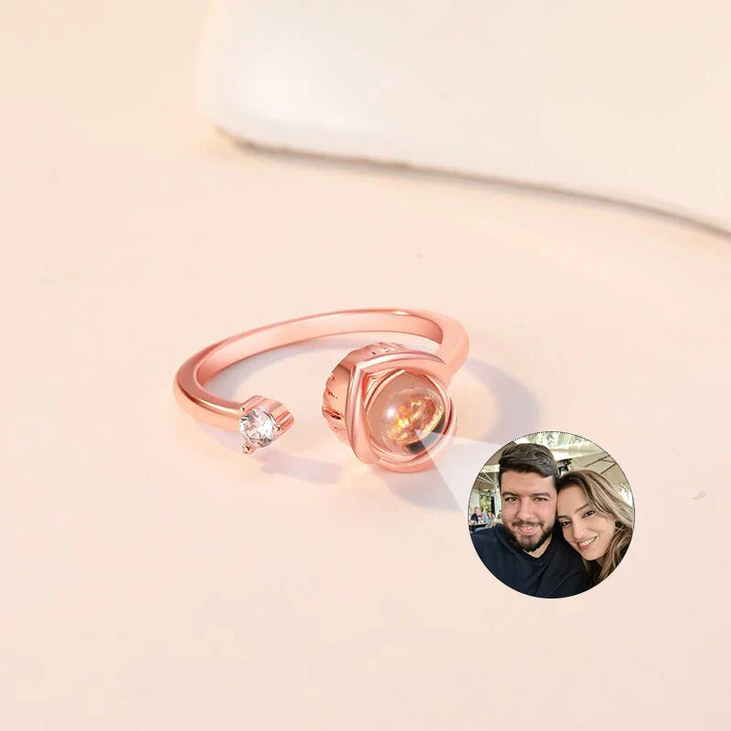 Anel de Namoro Personalizado Ajustável em Aço Inoxidável –  Eternize Zéllora®