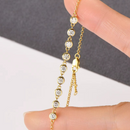 Pulseira em Prata 925 Esterlina com Moissanites – Kaelis Zéllora®