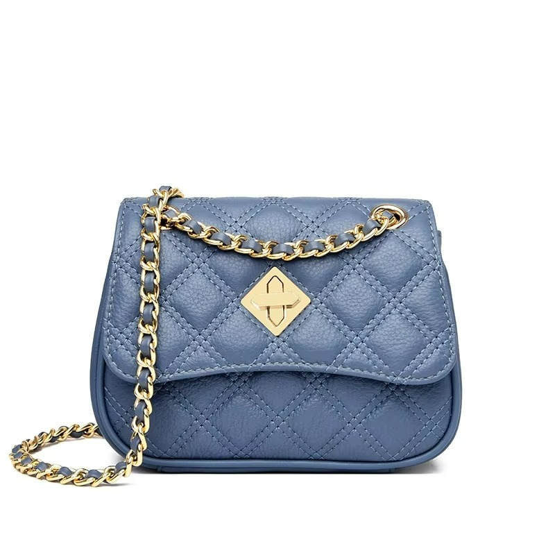 Bolsa Tiracolo Matelassê em Couro Genuíno – Geneviève Zéllora®