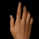 Anel em Prata 925 Esterlina com Moissanite – Anuket Zéllora®