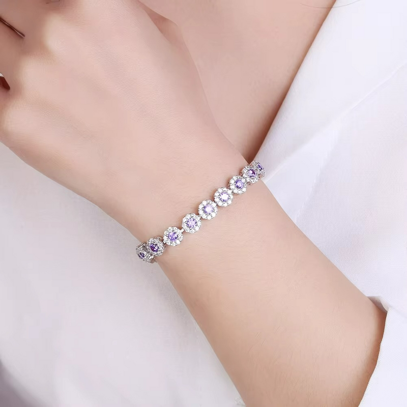 Pulseira em Prata 925 Esterlina com Zircônias – Astraea Zéllora®