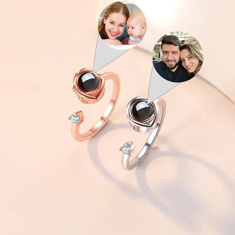 Anel de Namoro Personalizado Ajustável em Aço Inoxidável –  Eternize Zéllora®