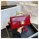 Bolsa de Mão e Ombro Feminina Textura Croco – Delyss Zéllora®