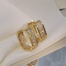 Brinco em Prata 925 Esterlina Banhada a Ouro com Moissanites – Khepri Zéllora®