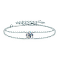 Pulseira Océane em Prata Esterlina 925 e Moissanite Zéllora® Banho de Ouro Opcional