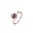 Anel de Namoro Personalizado Ajustável em Aço Inoxidável –  Eternize Zéllora®