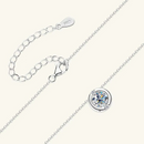 Colar em Prata 925 Esterlina Banhada a Ouro com Moissanite – Aurielle Zéllora®