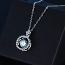 Colar em Prata 925 Esterlina com Moissanite – Daphné Zéllora®