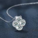 Colar em Prata 925 Esterlina Banhada a Ouro com Moissanites – Vivienne Zéllora®