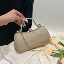 Bolsa de Mão Feminina com Corrente Dourada – Nyxelle Zéllora®