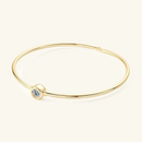 Pulseira em Prata 925 Esterlina Banhada a Ouro com Moissanite – Avenys Zéllora®