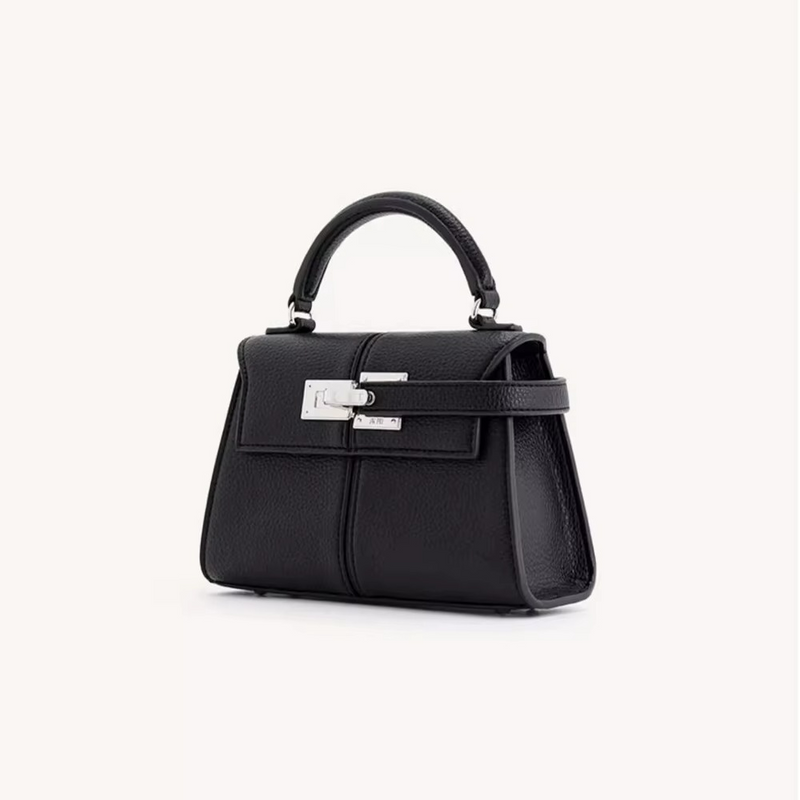 Bolsa de Mão Feminina Bicolor com Fecho Metálico – Trésalle Zéllora®