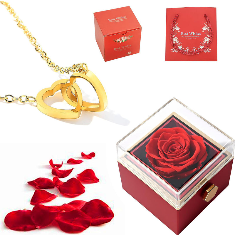 Colar Personalizado com Nomes + Caixa Amor de Rosas – Zéllora®