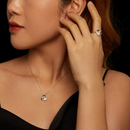 Anel em Prata 925 Esterlina com Moissanite – Auryn Zéllora®